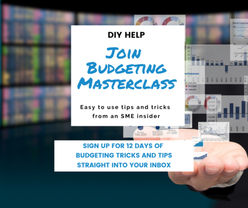 Budget Masterclass - Budget advice, Budget help, Budget coaching, Budget consulting